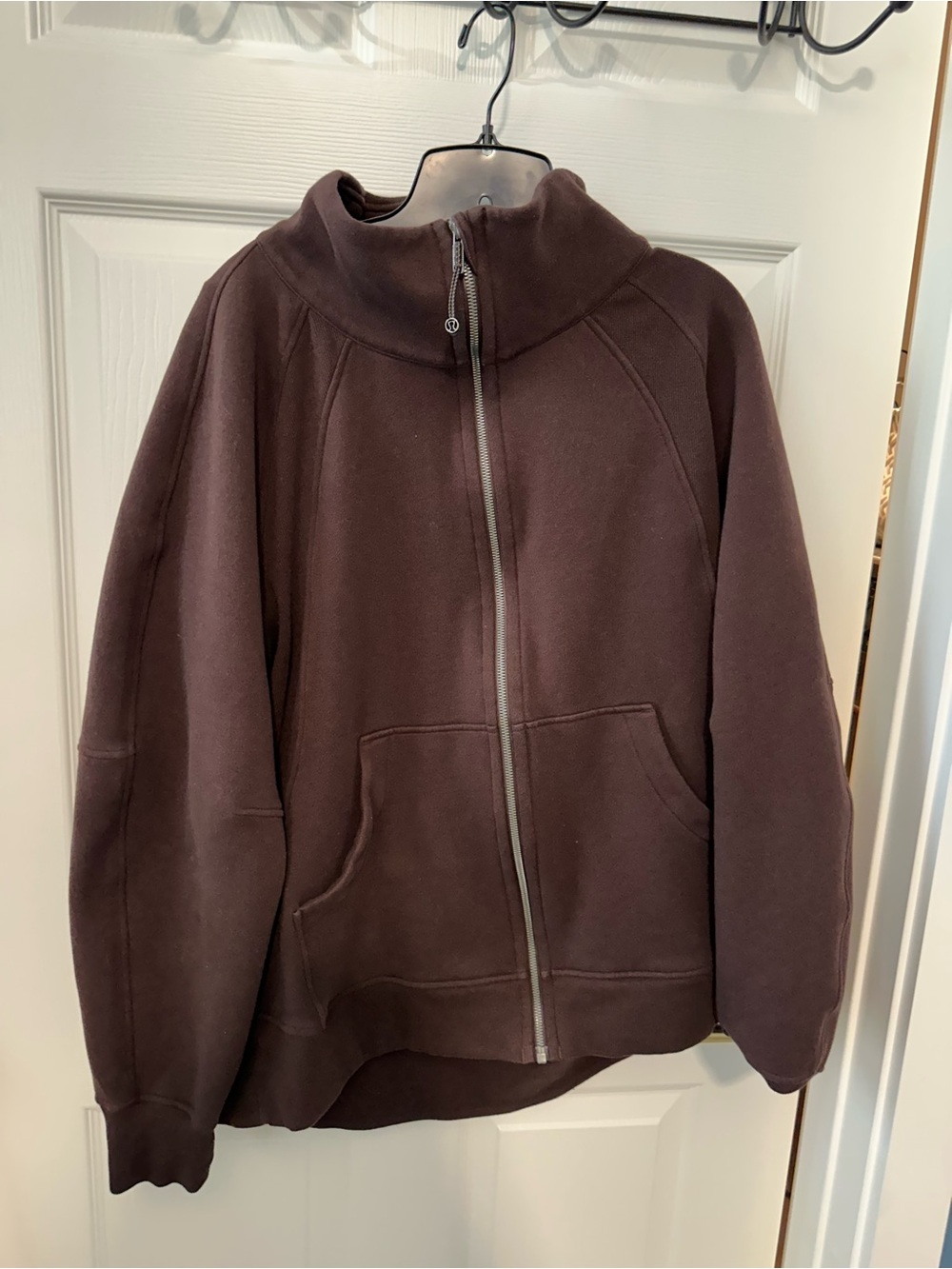 lululemon long scuba oversized full zip funnel neck